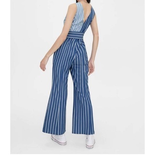 Jumpsuit matter maker poly stripe