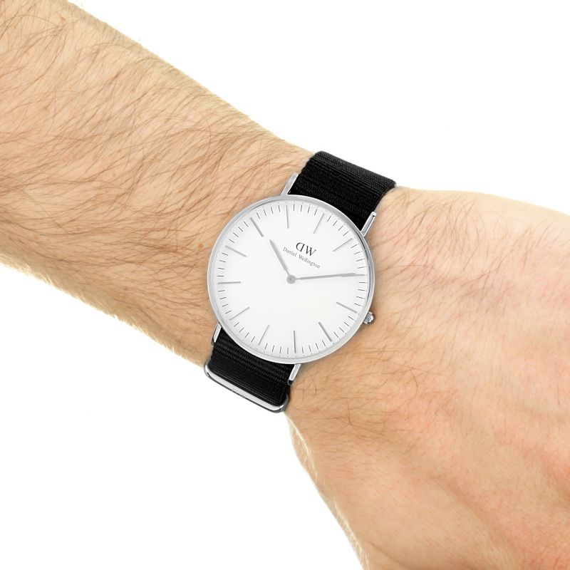 l นาฬิกา dw แท้ลดราคา l Daniel Wellington Classic Cornwall S White I 40 mm