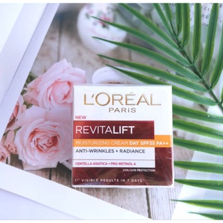 Loreal Paris Revitalift Day Cream 50 g ลอรีอัล ปารีส รีไวทัลลิฟท์ เดย์ครีม 50 กรัม