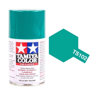 TAMIYA 85102 TS-102 COBALT GREEN สีสเปรย์ทามิย่า พ่นโมเดล