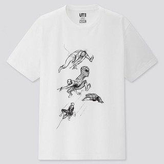 เสื้อแขนสั้น Art of marvel  ยูนิโคล่ แท้100 %