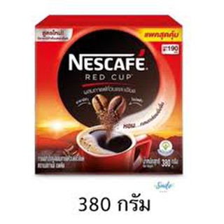 กาแฟสำเร็จรูปผสมกาแฟคั่วบดละเอียด อาราบิก้า + โรบัสต้า ตรา NESCAFE ขนาดบรรจุ 380 กรัม