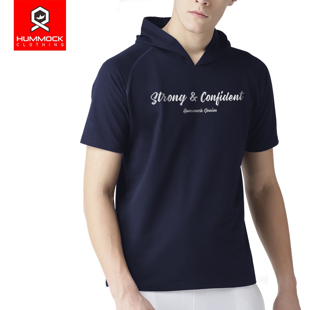 Hummock เสื้อยืดลําลองมีฮู้ด - H8B - 41001 M -