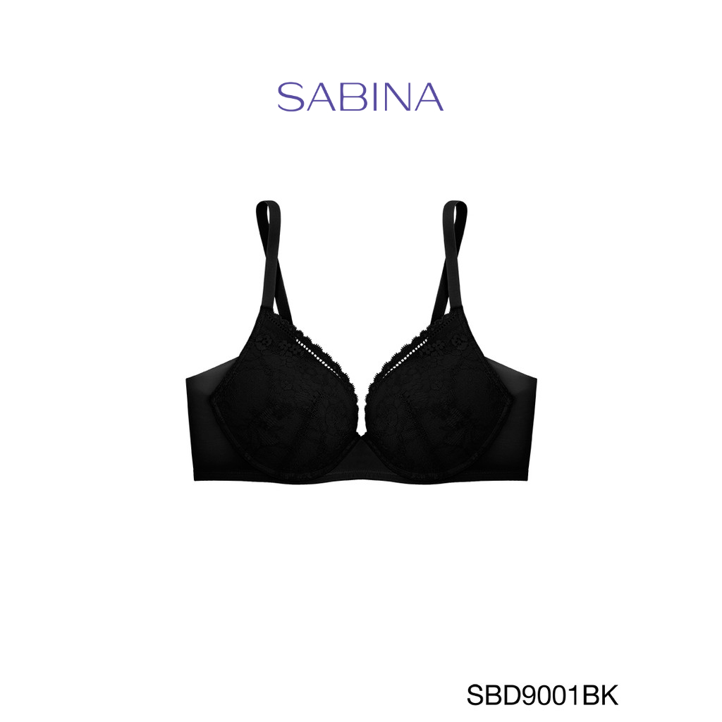 Sabina เสื้อชั้นใน Seamless Fit รุ่น Perfect Bar SBD9001BK สีดำ