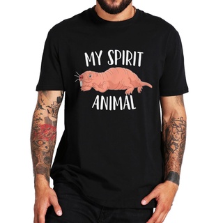 เสื้อยืดลําลอง ผ้าฝ้าย 100% แขนสั้น พิมพ์ลาย My Spirit Animal Mole-Rat น่ารัก แฟชั่นฤดูร้อน สําหรับทุกเพศ ทุกวัยS-5XL