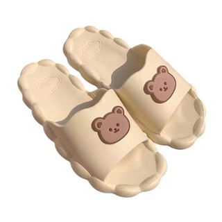 ส่งจากไทย【TX-896】พร้อมส่งz.zstore-แท้!รองเท้าแตะแบบสวมลายน้อนหมี พื้นนุ่มใส่สบาย สไตล์เกาหลี