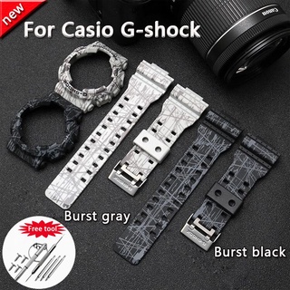 สายนาฬิกาข้อมือยางเรซิ่นสําหรับ G-Shock Gls Gd Ga110 Ga100 Gd120