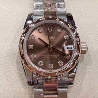 Rolex watch datejust ขนาด 31 มม งาน cc สวยหรูสำหรับสุภาพสตรี