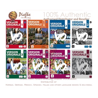 Version Originale 1, 2, 3, 4:student book, Exercise book, Teachers Guide:9788484436935:9788484435600