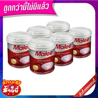 มาลี ลิ้นจี่ในน้ำเชื่อม 8.25 ออนซ์ x 6 กระป๋อง Malee Lychee in Syrup 8.25 oz. x 6 Cans