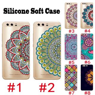 เคสโทรศัพท์มือถือ Huawei P8 P9 P10 Lite ปลอก TPU อ่อน Mandala