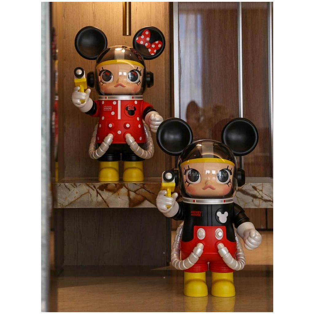 【Lalaland Toyshop 】 Popmart Bubble Mart Disney Co แบรนด ์ Mickey Minnie Molly 100 % 400 % Jasmine