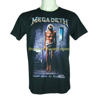 Megadeth เสื้อวง เมกาเดธ เสื้อวินเทจ เสื้อยืดไซส์ยุโรป SPX1544