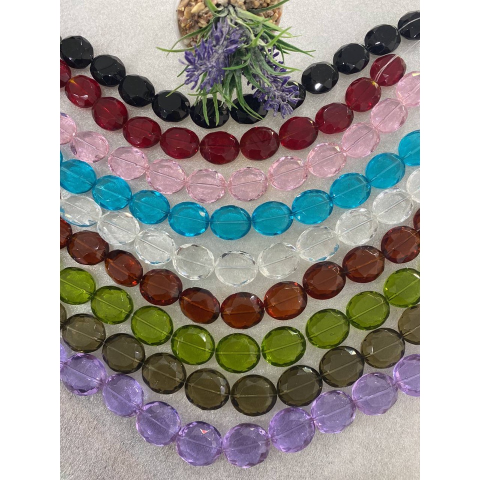 กระจกคริสตัล ELIPS BEADS 24X20MM