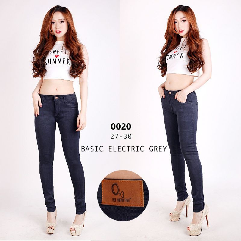 Women& 39;S LONG JEANS/BASIC ELECTRIC GREY/SOFT PREMIUM STRETCH JEANS/LATEST WOMEN& 39;S JEANS/BASIC