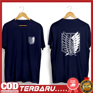 T-shirt เสื้อยืด พิมพ์ลาย Shingeki NO KYOJIN ATTACK ON TITAN SNK LEGIAN DISTRO EREN YEAGER Entering Japane สําหรับผู้ชาย