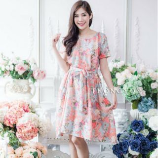 ส่งฟรีเดรสตัวปล่อนสไตล์ญี่ปุ่น