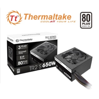 POWER SUPPLY (อุปกรณ์จ่ายไฟ) THERMALTAKE TR2 S 550W,650W,750W ( 80+) รับประกัน 3 - Y.