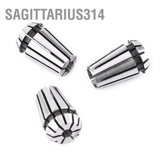 Sagittarius314 คอลเล็ตมิลลิ่ง Cnc Er11 1/8 นิ้ว (3.175 มม.) 4 มม. 6 มม. 3 ชิ้น