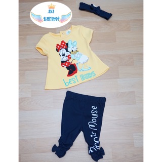 Disneyแท้ ชุดเสื้อ+กางเกงขายาวMinnie Mouse 🔥SALE🔥