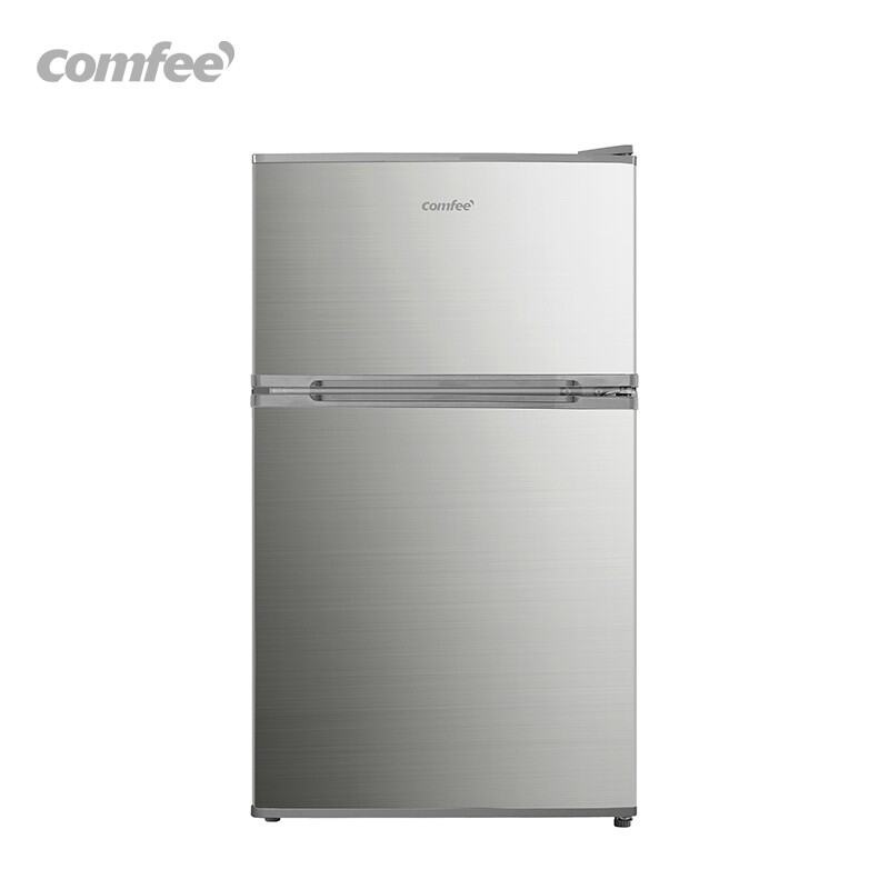 Comfee ตู้เย็น 2 ประตู ขนาด ตู้เย็นมินิ 3.1Q ประหยัดพลังงาน สีเงิน รุ่น RCT124LS1