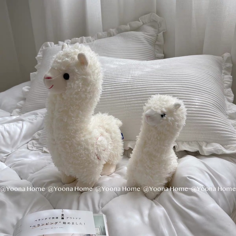 มาใหม่พร้อมส่ง💖 ตุ๊กตา อัลปาก้า alpaca ขนฟู น่ารักมากกก Happa.bkk