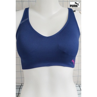 Sports Bra-พูมา สีน้ำเงินเข้ม ไซส์ M 27-34"(สภาพเหมือนใหม่ ไม่ผ่านการใช้งาน)