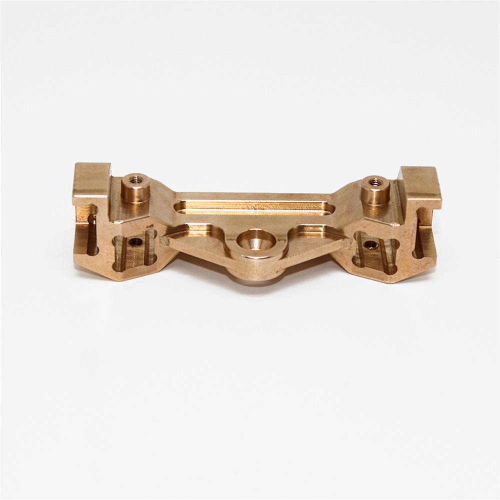 ทองเหลืองด้านหน้า Beam ขาตั้งกันชนสําหรับ Counterweight อะไหล่อัพเกรด 1/10 YK4103 YK4102 YK4082 RC C