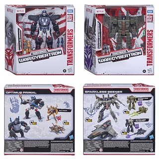 Transformers Generations WFC Trilogy - Voyager Wave 3 - กล่อง 2 ชิ้น (Optimus Primal, Sparkless Seeker)