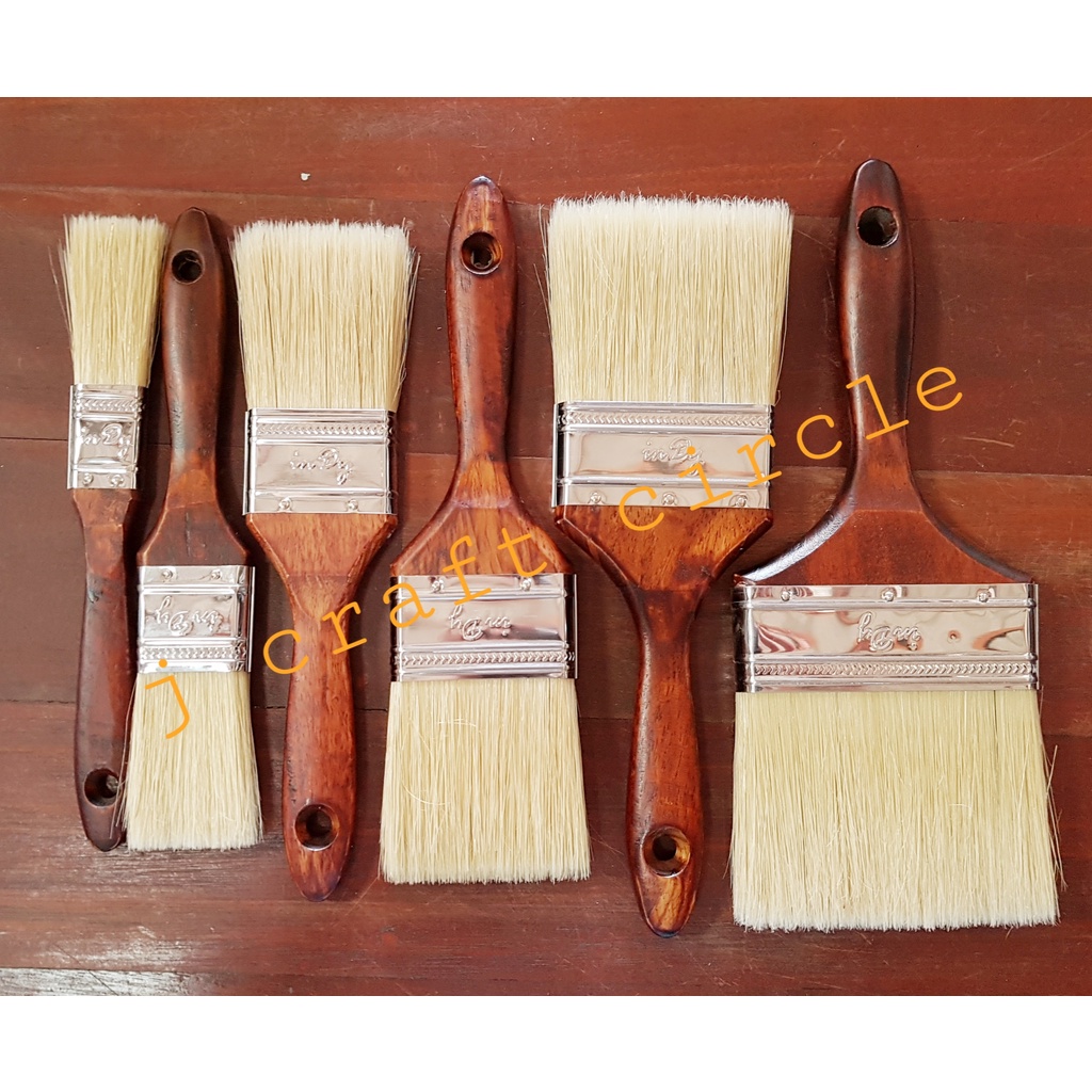แปรงทาสี INDY รุ่นขนหนายาวพิเศษ Paint Brush 900 Series Wood Handle