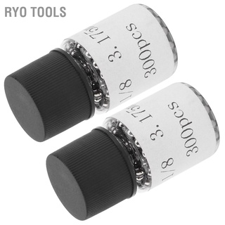 Ryo Tools 2 ขวด 304 ลูกปืนสแตนเลสสําหรับจักรยาน 1/8นิ้ว