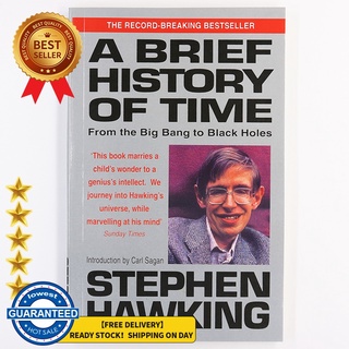 【ขายดี】 A Brief History of Time: Stephen Hawking หนังสือภาษาอังกฤษ