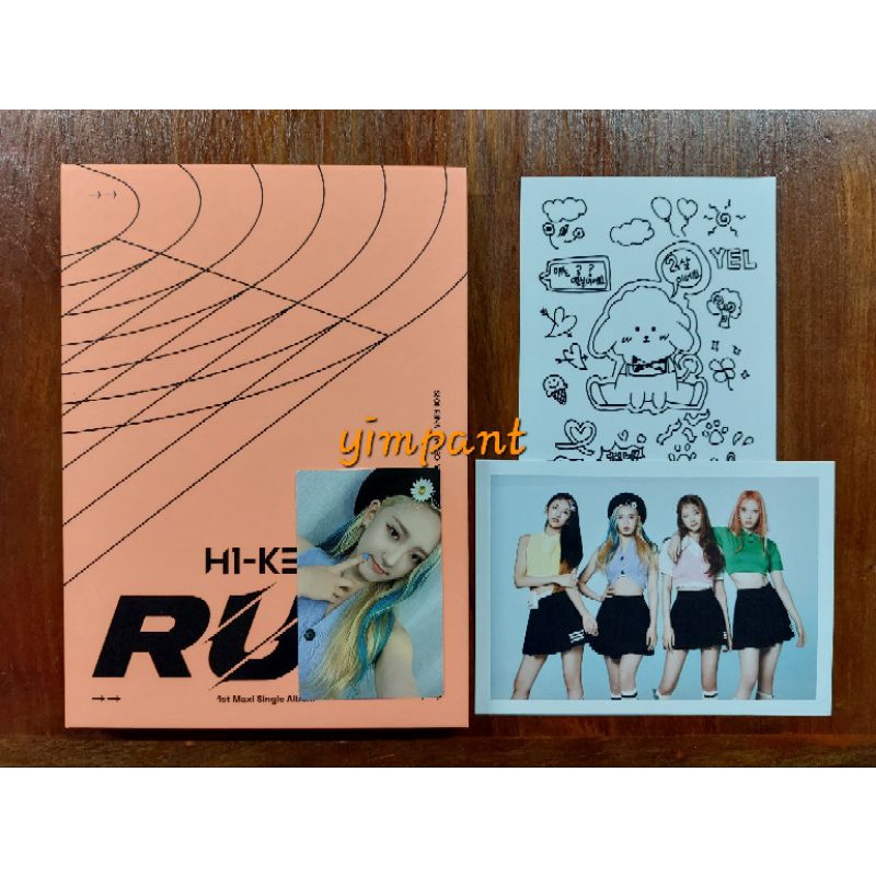 อัลบั้ม+การ์ด Hwiseo วง H1-KEY พร้อมส่ง