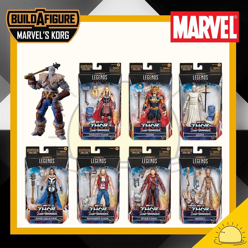 Marvel Legends Thor: Love and Thunder Marvel Legends 6 Inch (Marvel's Korg BAF) (Wave 1 Case of 8)