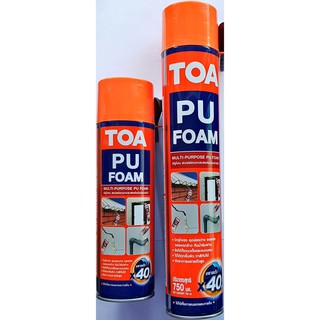 TOA PU Foam พียูโฟมสเปรย์อเนกประสงค์ชนิดขยายตัว