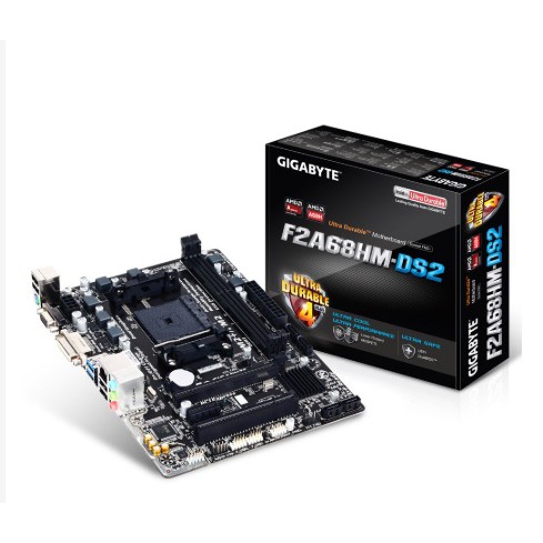 MAINBOARD (เมนบอร์ด) FM2 / FM2+ GIGABYTE F2A68HM-DS2 มือสอง