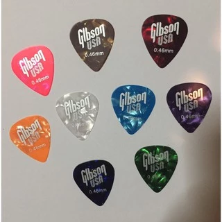 FENDER - GIBSON - IBANEZ ปิ๊กกีตาร์ อย่างดีของแท้ ขนาด 0.46 0.5 0.7 มิลลิเมตร 🔥พร้อมส่ง🚚ส่งเร็ว