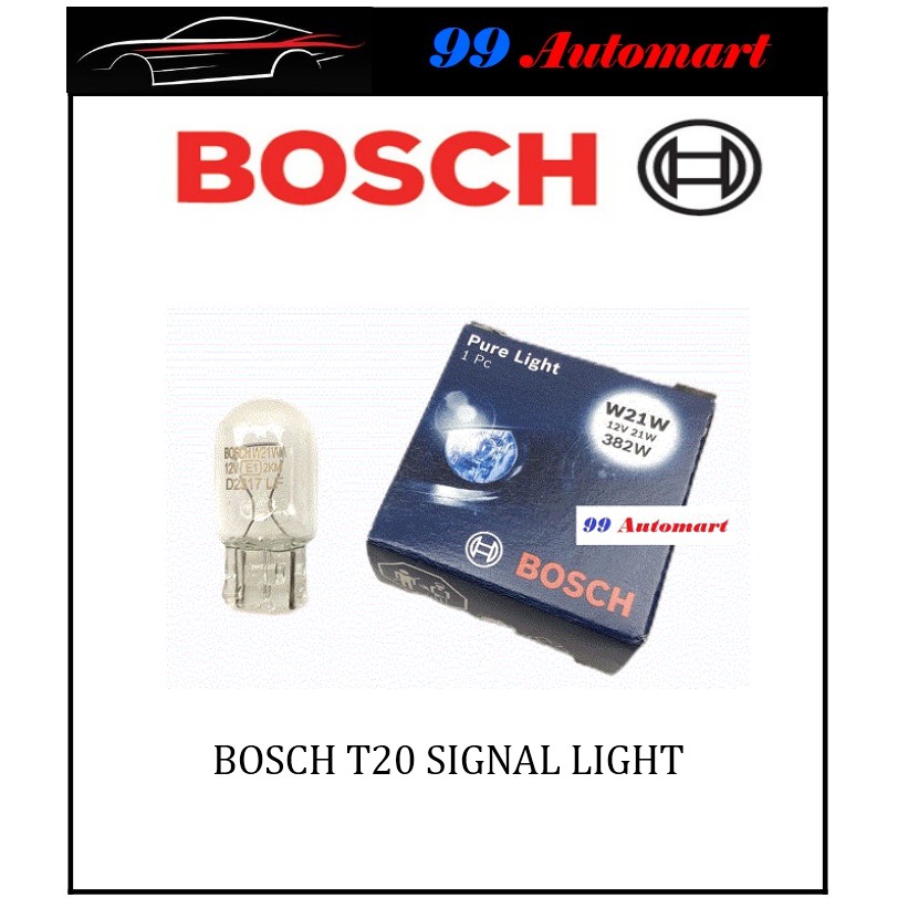 BOSCH 12V T20 W21W หลอดไฟไฟท้ายรถสัญญาณหลอดไฟ