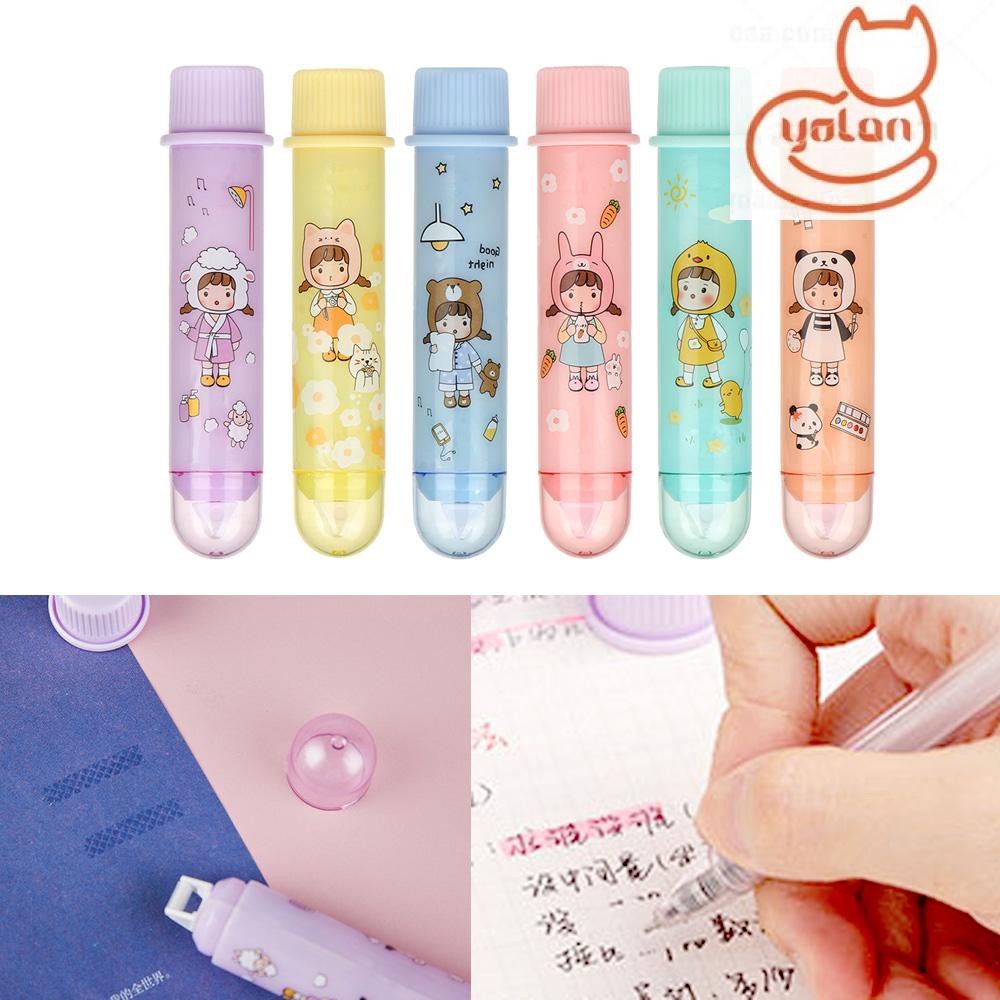 Review Yola New Correction Tape Portable Double Sided Adhesive Dots Stick Roller Creative Office Supplies Refillable Scrapbooking Decor Stationery Lovely Glue Tape Dispenser ราคาเท าน น 32