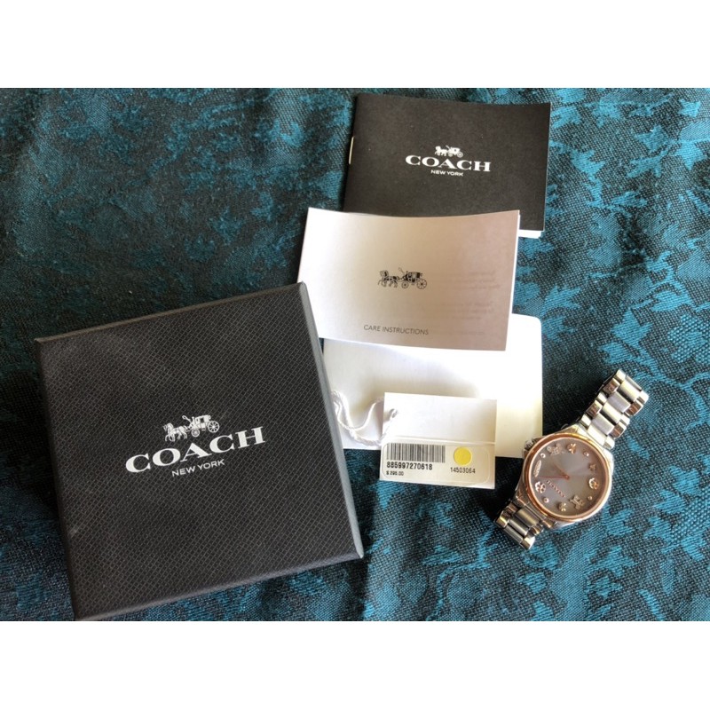 นาฬิกาแบรนด์coachน่ารักมากอุปกรณ์แน่น