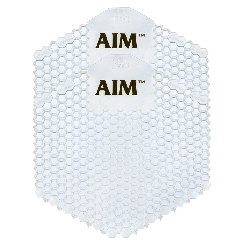 แผ่นดับกลิ่นในโถปัสสาวะ ECOLAB AIM URINAL SCREEN MANGO 112 กรัม แพ็ก2