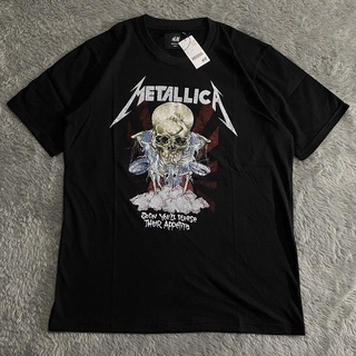 เสื้อยืดลําลอง ผ้าฝ้าย 100% แขนสั้น พิมพ์ลาย Metallica PREMIUM LIMITED EDITION lelaki สีดํา พลัสไซซ์ XS-XXXL ของขวัญวันเกิด สําหรับผู้ชาย