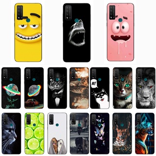 เคสโทรศัพท์ซิลิโคน TPU แบบนิ่ม พิมพ์ลายการ์ตูนอนิเมะ สีสันสดใส สําหรับ TCL 20 R 5G T767H