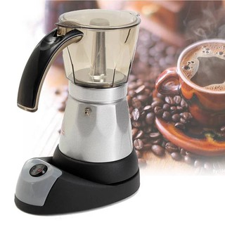 เครื่องชงกาแฟ ไฟฟ้า เครื่องชงกาแฟขนาดพกพา Mokapot 6คัพ **สินค้าพร้อมส่ง**