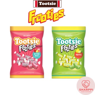 Tootsie Frooties ลูกอมคาราเมล รสสตรอเบอร์รี่ เลม่อน มะนาว และมะนาว 135 กรัม ผลิตในอเมริกา