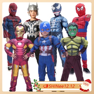 [ใหม่] คอสเพลย์ Avengers, Iron Man, Spiderman, Batman, Captain America, ชุดเด็ก