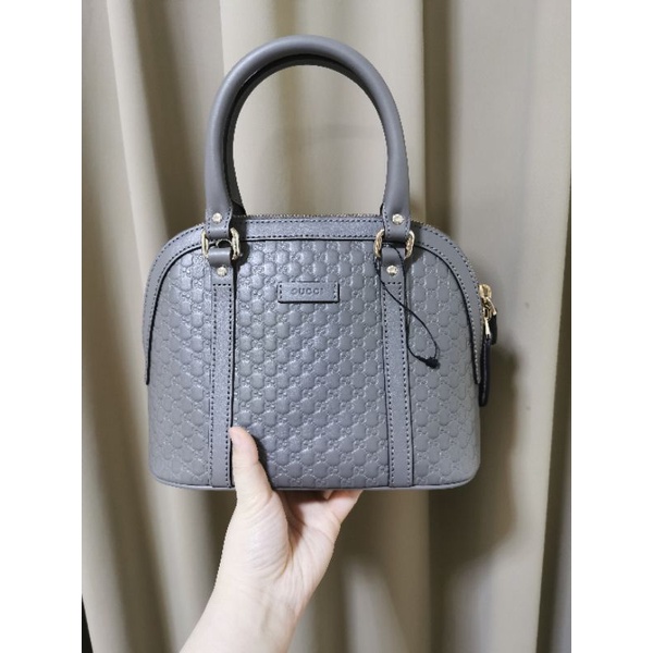 gucci​ mini​ dome​ grey​