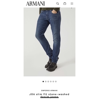 ARMANI JEANS J06 Slim Fit กางเกงยีนส์ อาร์มานี่ สียีนส์