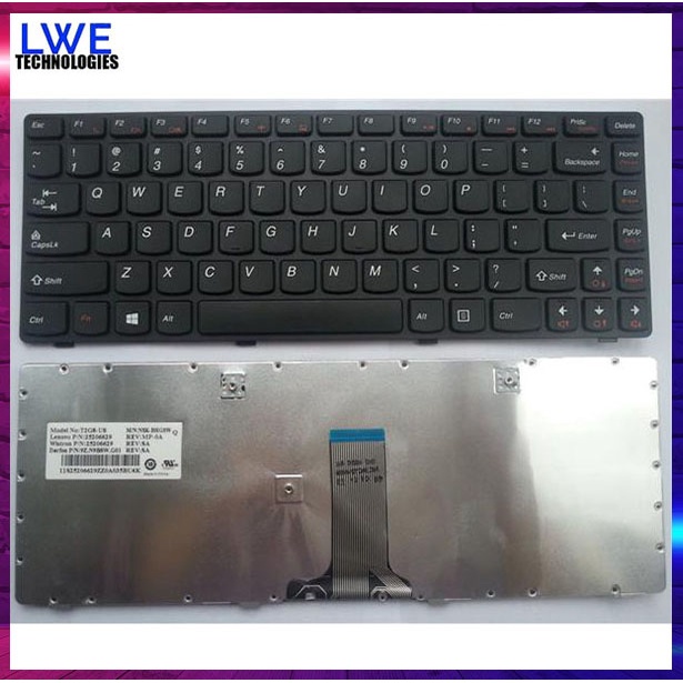แป้นพิมพ์แล็ปท็อป Lenovo G480 G485 Z480