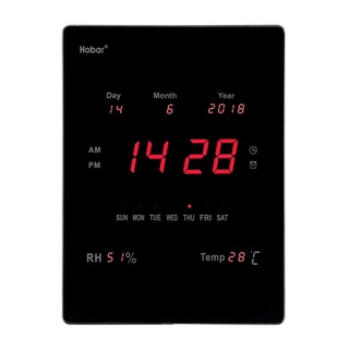 นาฬิกาดิจิตอล(HB3920) 41x30.5x3cm นาฬิกา ตั้งโต๊ะ LED DIGITAL CLOCK นาฬิกาแขวน นาฬิกาตั้งโต๊ะ